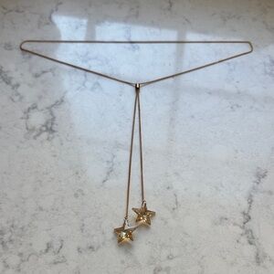 Elegant Gold Star Pendant Necklace